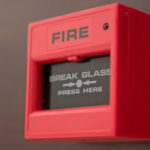 Break glass fire alarm