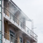 smokey building