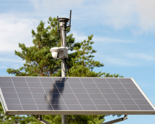 Multinational Retailer Count on High-Tech Solar Panel CCTV Solution